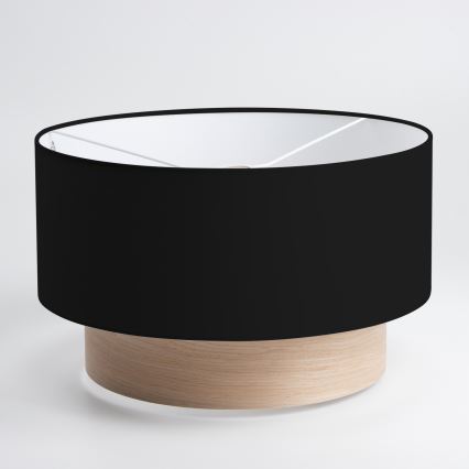 Brilagi - Żyrandol LED na lince CERIA 1xE27/40W/230V śr. 50 cm czarny/beżowy