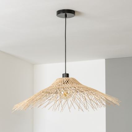 Brilagi - Żyrandol LED na lince CERIA BOHO 1xE27/40W/230V śr. 100 cm bambusowy