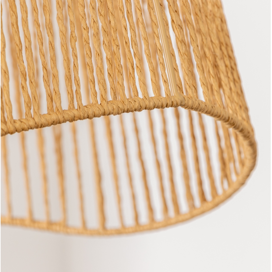 Brilagi - Żyrandol LED na lince CERIA BOHO 1xE27/40W/230V, średnica 70 cm, brązowy