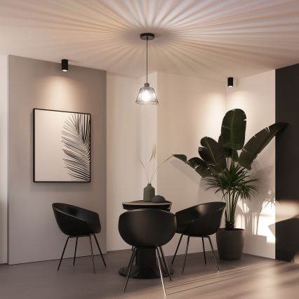 Brilagi - Żyrandol LED na lince CERIA WIRE 1xE27/40W/230V śr. 21 cm czarny