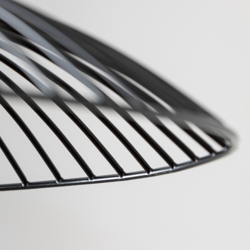 Brilagi - Żyrandol LED na lince CERIA WIRE 1xE27/40W/230V śr. 38 cm czarny