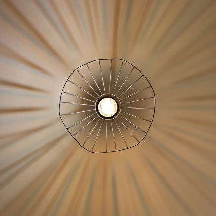 Brilagi - Żyrandol LED na lince CERIA WIRE 1xE27/40W/230V śr. 40 cm czarny