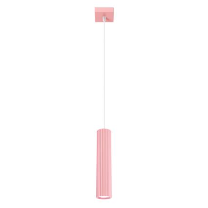 Brilagi - żyrandol LED na lince CRESTO 1xGU10/10W/230V różowy