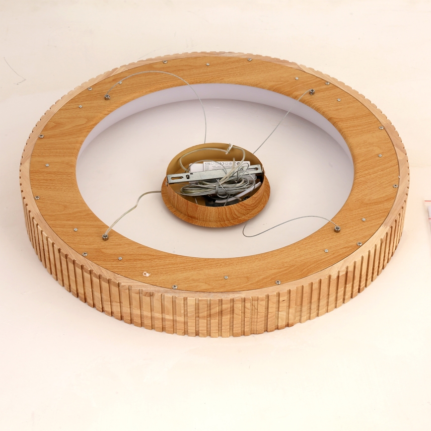 Brilagi - LED żyrandol na linkach FALCON WOOD MODERN LED/40W/230V 3000/4000/6000K śr. 60 cm drewno