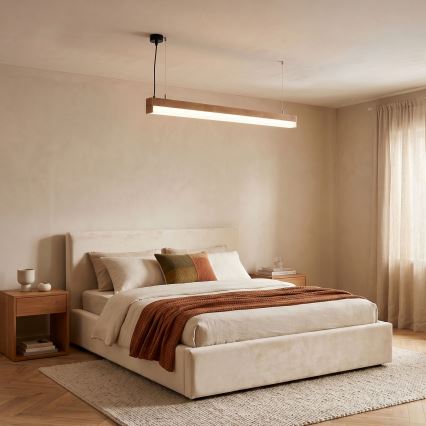 BRILAGI - Żyrandol LED na lince GARDALINE LED/100W/230V dąb