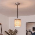 Brilagi - Żyrandol LED na lince NUBILA 1xE27/60W/230V śr. 14 cm czarny/brązowy