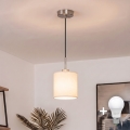 Brilagi - Żyrandol LED na lince NUBILA 1xE27/60W/230V śr. 14 cm czarny/kremowy