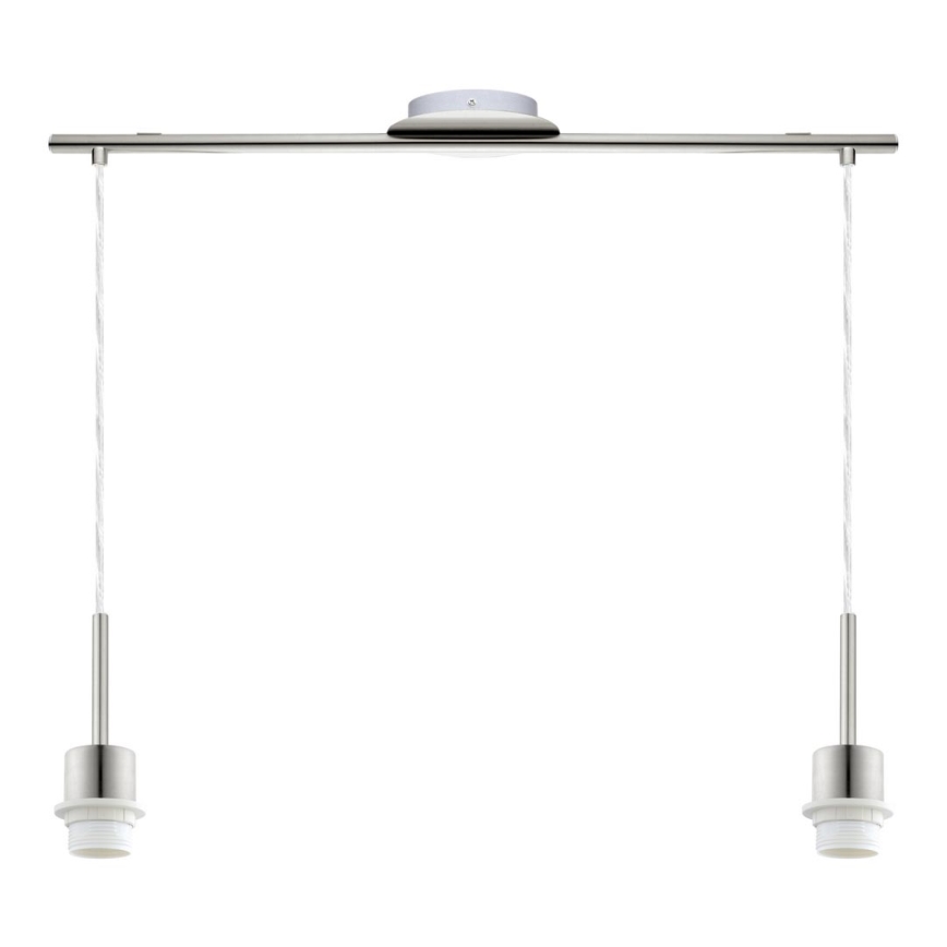 Brilagi - Żyrandol LED na lince NUBILA 2xE27/60W/230V jasnoszary