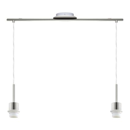 Brilagi - Żyrandol LED na lince NUBILA 2xE27/60W/230V różowy