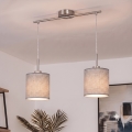 Brilagi - Żyrandol LED na lince NUBILA 2xE27/60W/230V szary