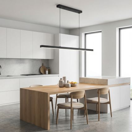 Brilagi - Żyrandol LED na lince PAXIS LED/30W/230V 120 cm czarny