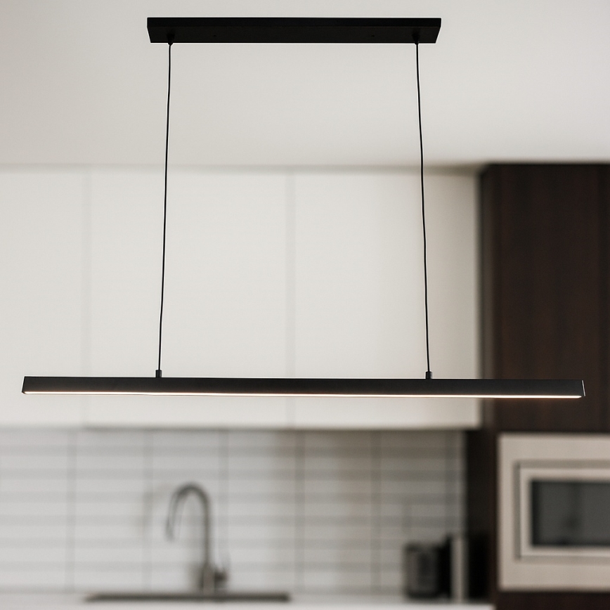 Brilagi - Żyrandol LED na lince PAXIS LED/30W/230V 120 cm czarny