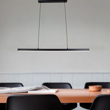Brilagi - Żyrandol LED na lince PAXIS LED/30W/230V 120 cm czarny