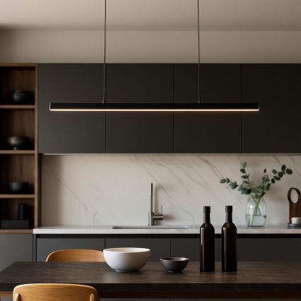 Brilagi - Żyrandol LED na lince PAXIS LED/30W/230V 120 cm czarny