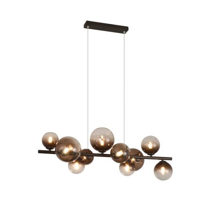 Brilagi - Żyrandol LED na linkach MILLA 10xG9/3W/230V brązowy/dymiony brąz