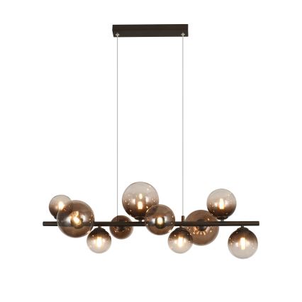 Brilagi - Żyrandol LED na linkach MILLA 10xG9/3W/230V brązowy/dymiony brąz