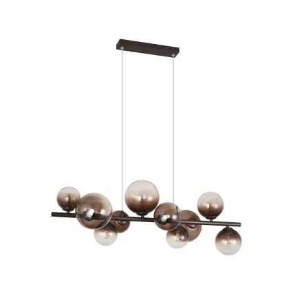 Brilagi - Żyrandol LED na linkach MILLA 10xG9/3W/230V brązowy/dymiony brąz