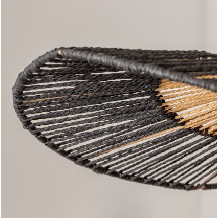 Brilagi - Żyrandol LED na przewodzie CERIA BOHO 1xE27/40W/230V śr. 80 cm czarny/brązowy