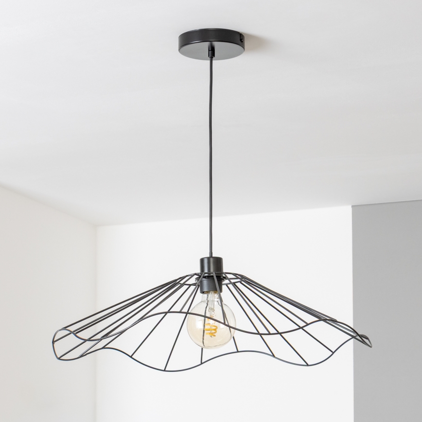 Brilagi - Żyrandol LED na przewodzie CERIA WIRE 1xE27/40W/230V śr. 60 cm czarny