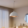 Brilagi - Żyrandol LED na przewodzie METALO 1xE27/40W/230V śr. 40 cm biały/miedziany