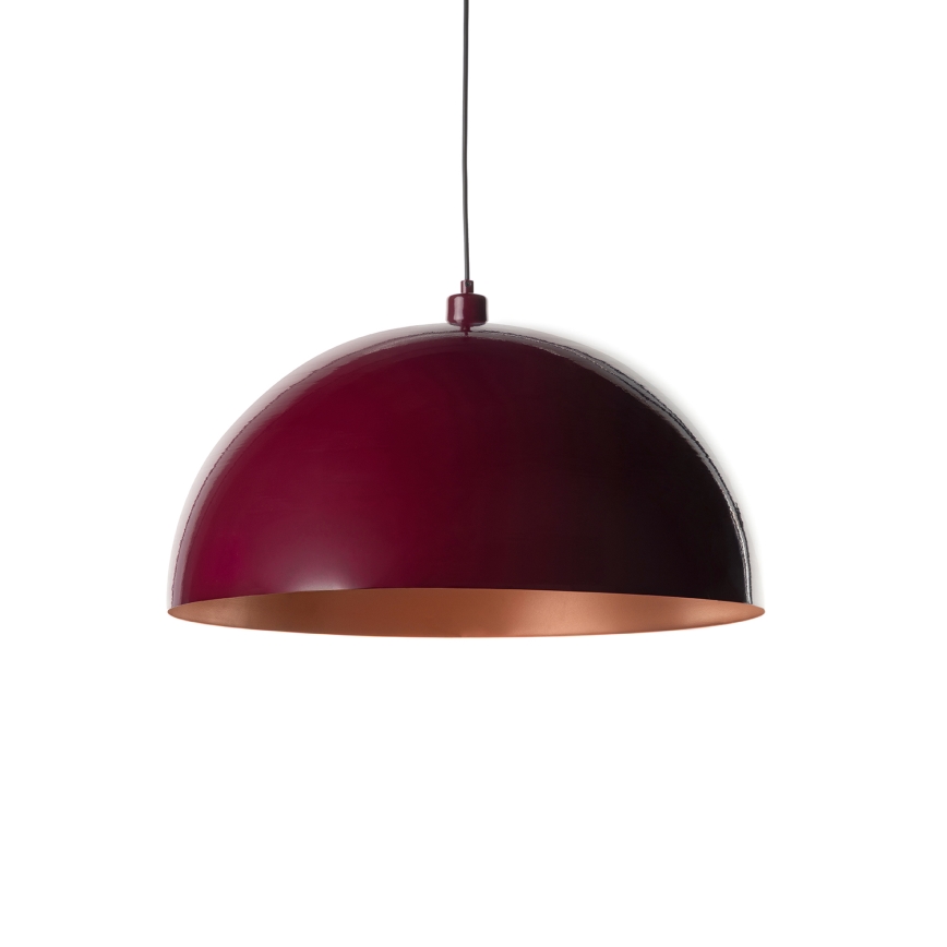 Brilagi - Żyrandol LED na przewodzie METALO 1xE27/40W/230V śr. 40 cm burgundowy/miedziany