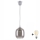 Brilagi - Żyrandol LED na przewodzie RETRO GLASS 1xE27/60W/230V śr. 14 cm srebrny/przydymiony szary