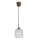 Brilagi - Żyrandol LED na przewodzie RETRO GLASS 1xE27/60W/230V Ø 14 cm brązowy/biały