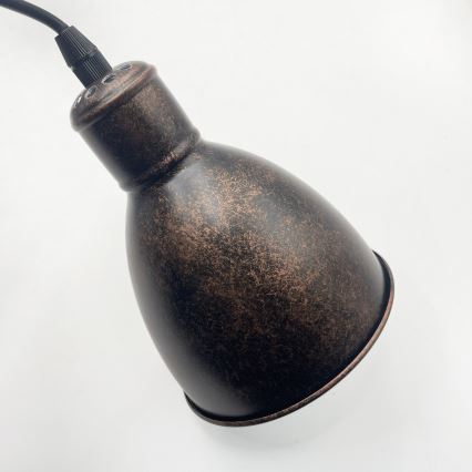 Brilagi - Żyrandol LED RIDDY na linkach 4xE27/60W/230V miedziany/patina
