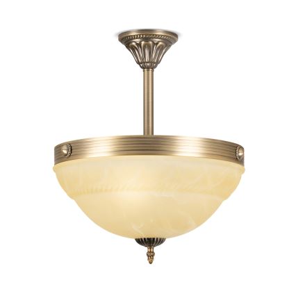 BRILAGI - Żyrandol na drążku DAHLIA 3xE27/40W/230V śr. 37 cm mosiądz