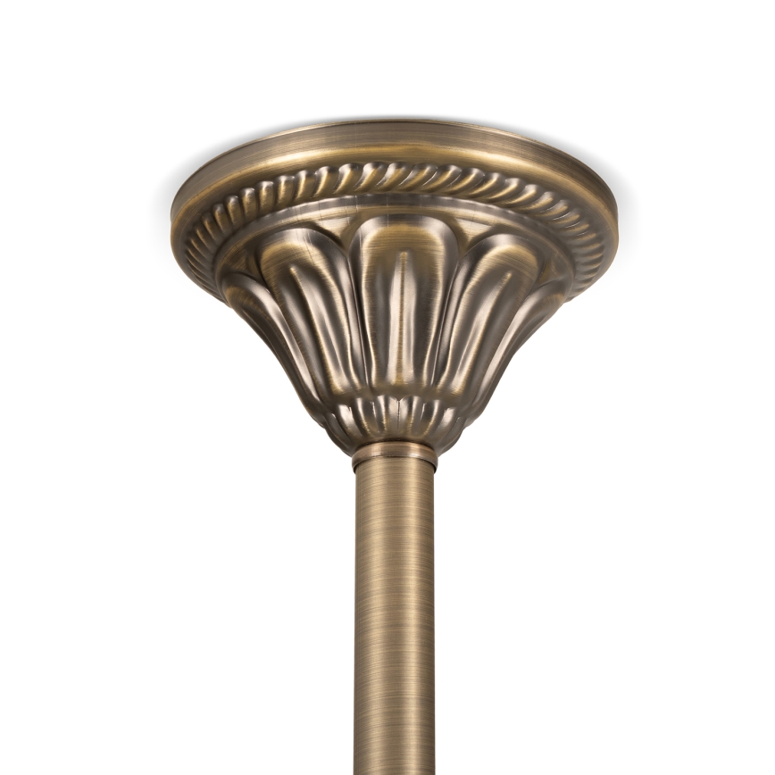 BRILAGI - Żyrandol na drążku DAHLIA 3xE27/40W/230V śr. 37 cm mosiądz