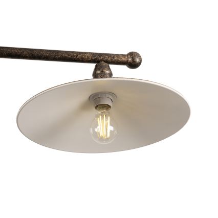 BRILAGI - Żyrandol na drążku FORGE 2xE27/60W/230V miedź/patyna