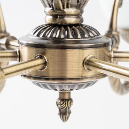 BRILAGI - Żyrandol na łańcuchu CLASSIC 6xE14/10W/230V mosiądz