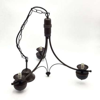 Brilagi - Żyrandol na łańcuchu COTTAGE 3xG9/40W/230V dąb/biały