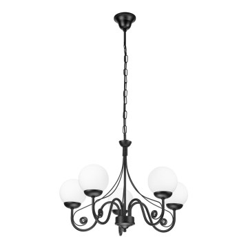 Brilagi - Żyrandol na łańcuchu COTTAGE 5xG9/40W/230V czarny/biały