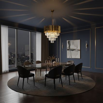 Brilagi - Żyrandol na łańcuchu CRISTAL 5xE14/40W/230V śr. 43 cm