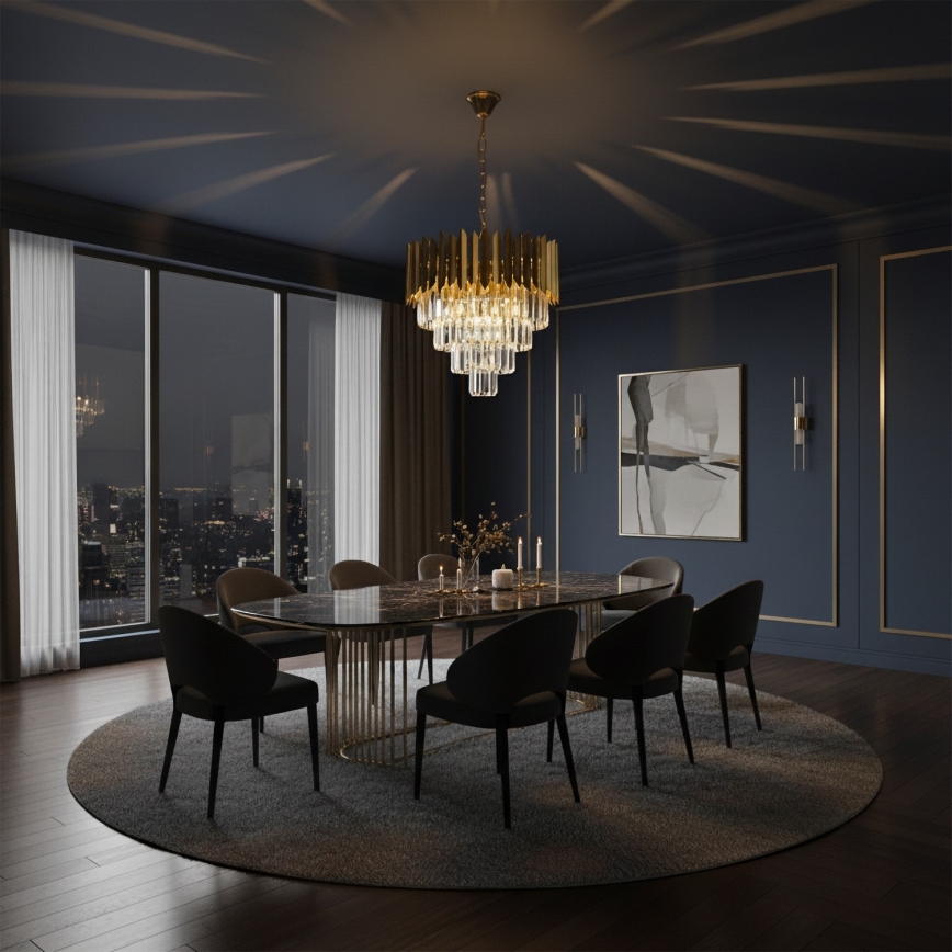 Brilagi - Żyrandol na łańcuchu CRISTAL 5xE14/40W/230V śr. 45 cm