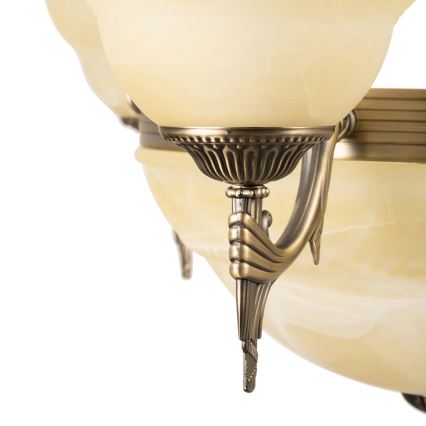 BRILAGI - Żyrandol na łańcuchu DAHLIA 6xE27/40W/230V, śr. 74 cm, mosiądz