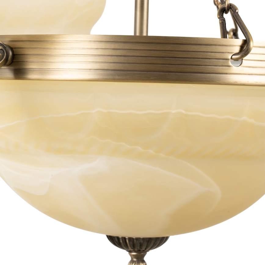 BRILAGI - Żyrandol na łańcuchu DAHLIA 6xE27/40W/230V, śr. 74 cm, mosiądz