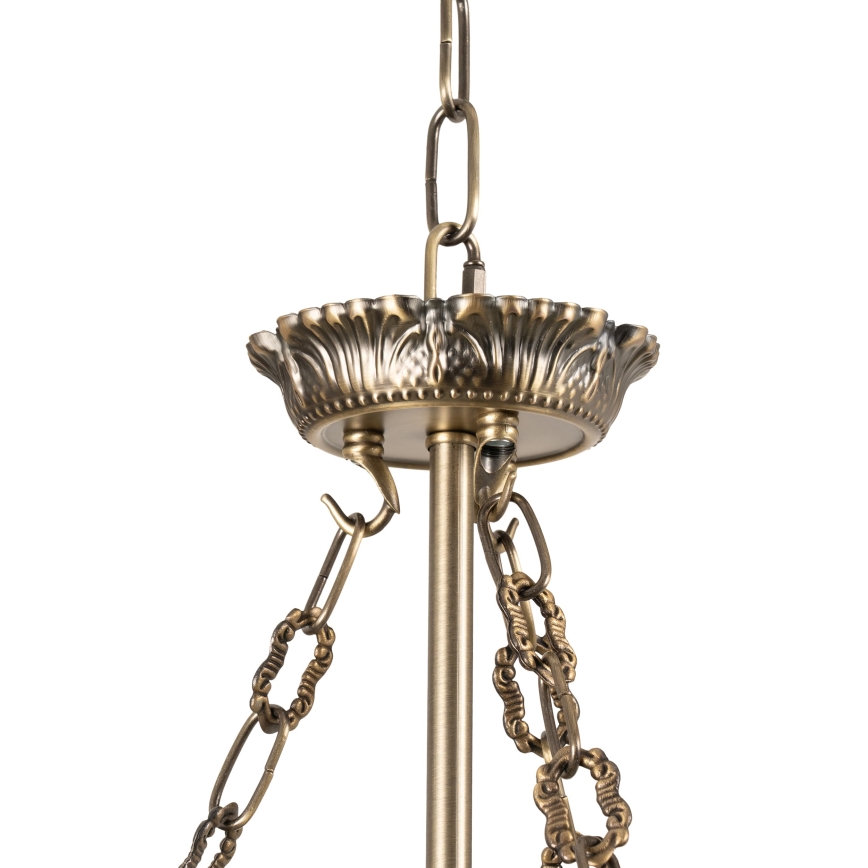 BRILAGI - Żyrandol na łańcuchu DAHLIA 6xE27/40W/230V, śr. 74 cm, mosiądz