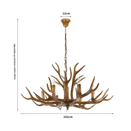 Brilagi - Żyrandol na łańcuchu DEER 6xE14/10W/230V śr. 102 cm