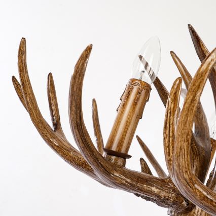 Brilagi - Żyrandol na łańcuchu DEER 6xE14/10W/230V śr. 70 cm poroże