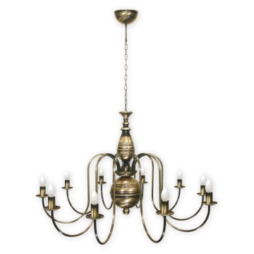Brilagi - Żyrandol na łańcuchu OPERA MAX 10xE14/60W/230V mosiężny