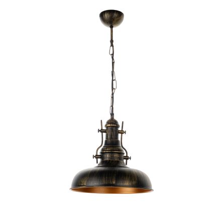 Brilagi - Żyrandol na łańcuchu PYRONIC 1xE27/40W/230V śr. 32 cm brąz/patina
