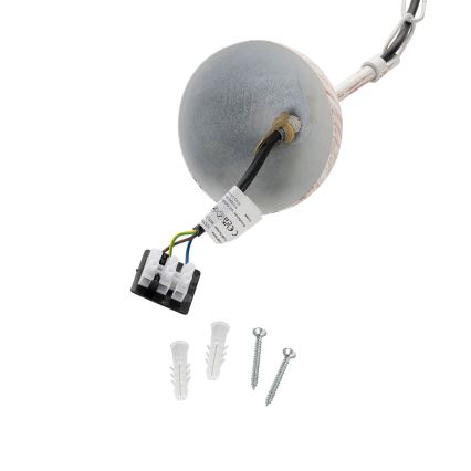 Brilagi - Żyrandol na łańcuchu PYRONIC 1xE27/40W/230V średnica 32 cm kremowy/patyna
