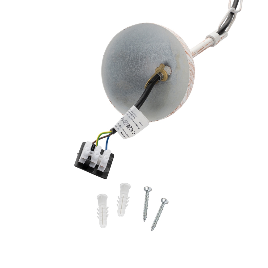 Brilagi - Żyrandol na łańcuchu PYRONIC 1xE27/40W/230V średnica 32 cm kremowy/patyna