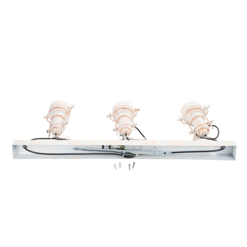 Brilagi - Żyrandol na łańcuchu PYRONIC 3xE27/40W/230V kremowy/patyna