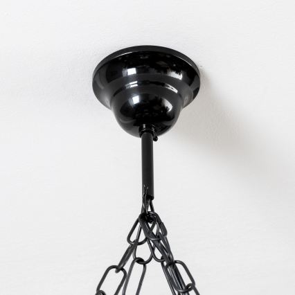 Brilagi - Żyrandol na łańcuchu QUEEN 4xE14/40W/230V buk