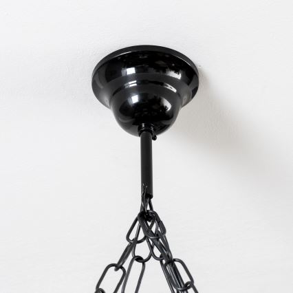 Brilagi - Żyrandol na łańcuchu QUEEN 4xE14/40W/230V buk/orzech