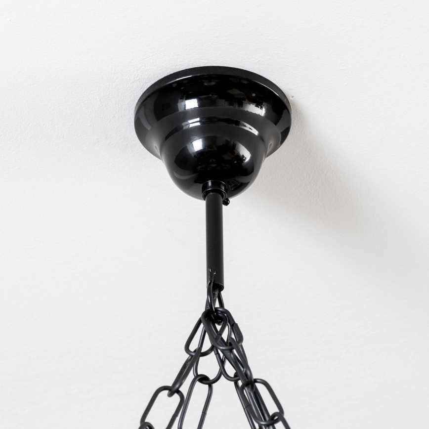 Brilagi - Żyrandol na łańcuchu QUEEN 4xE14/40W/230V buk/orzech