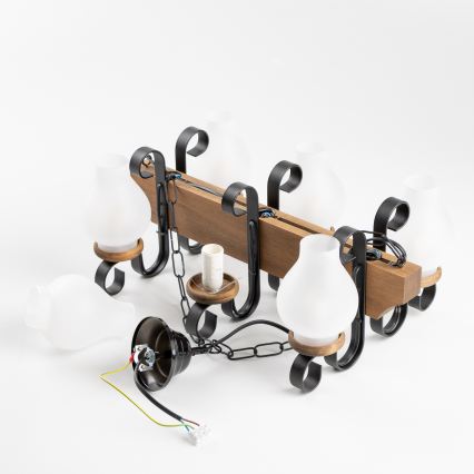 Brilagi - Żyrandol na łańcuchu QUEEN 6xE14/40W/230V buk